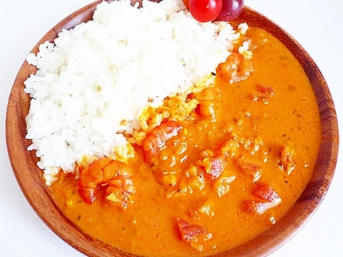 欧印泰風 海老のカレー